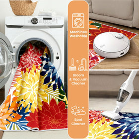 ZonLi outdoor rug easy to clean with hose-down after spills