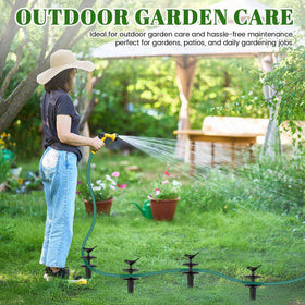 Zonon 6-pack garden hose guide spikes for easy irrigation setup
