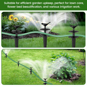 Zonon bird-design decorative stake adds charm to flower beds