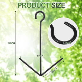 Zonon bird feeder with hook and S-hook design for easy hanging