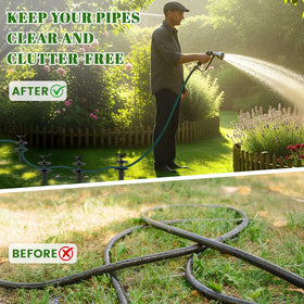 Zonon cast iron garden hose guide highlights durable metal construction