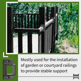 Zonon easy-install bracket supports quick fence setup.