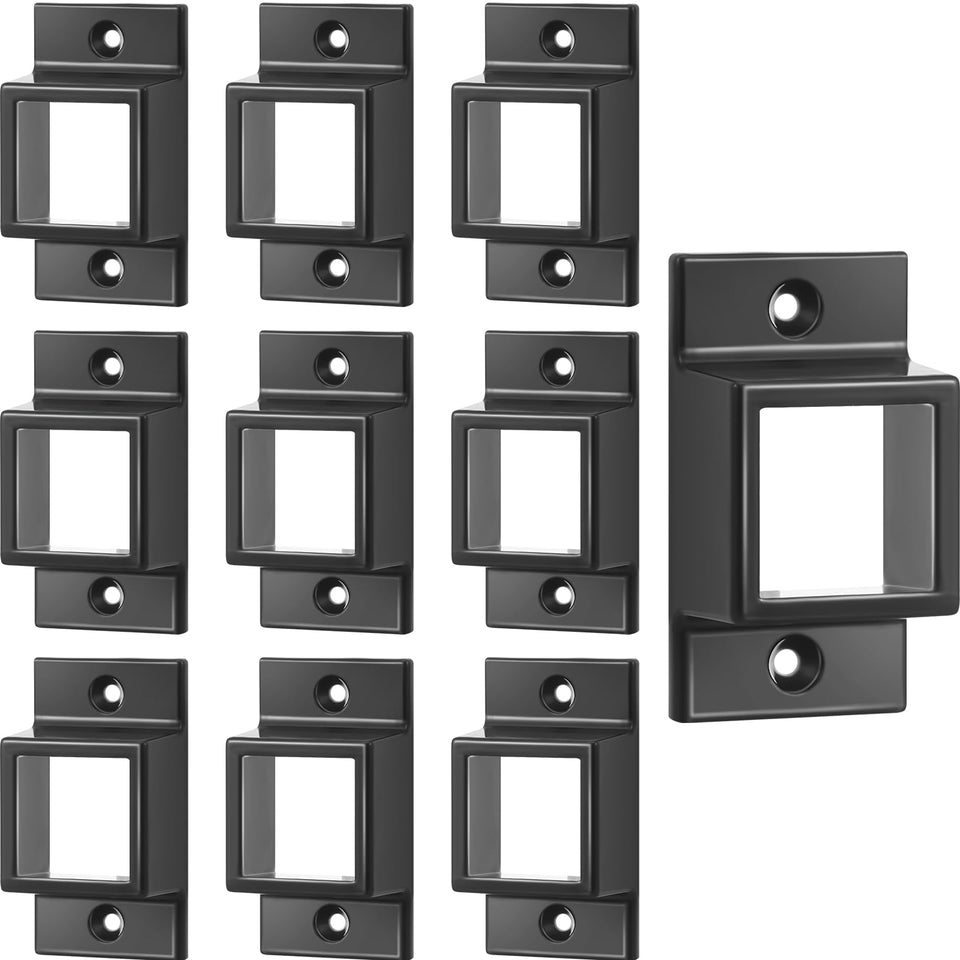 Zonon fence bracket 1in-square-wall-mount for sturdy rail connections.