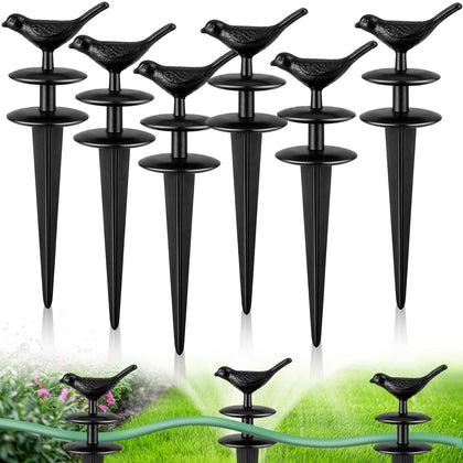 Zonon garden hose guide spike with a bird design for a tidy watering path