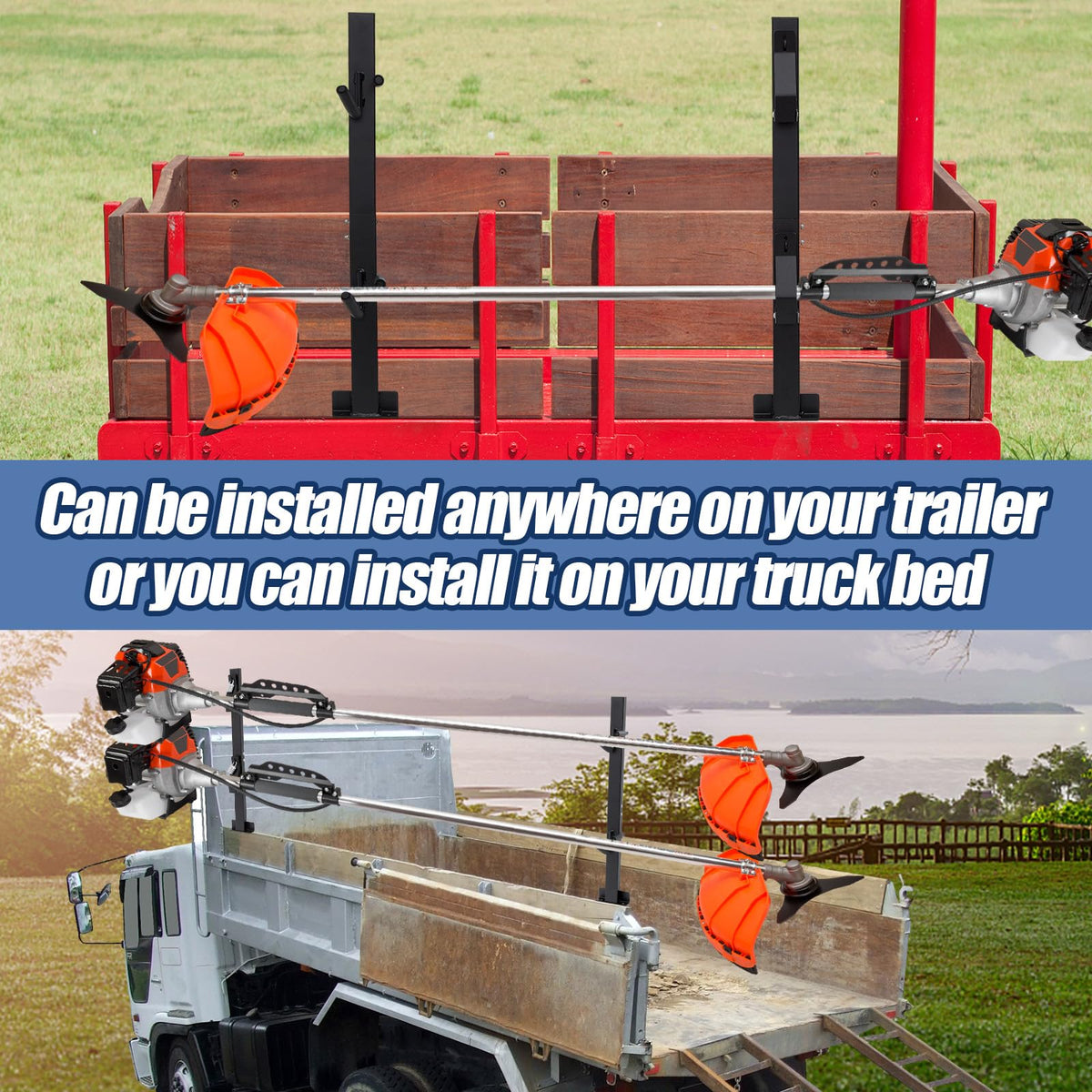 Zonon trimmer rack supports multiple tools beyond trimmers for versatile use