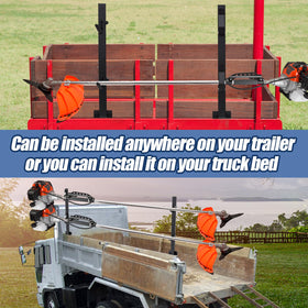 Zonon trimmer rack supports multiple tools beyond trimmers for versatile use