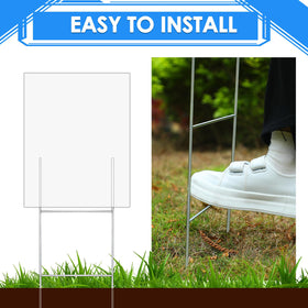 Zonon weatherproof yard stake withstands rain and harsh weather