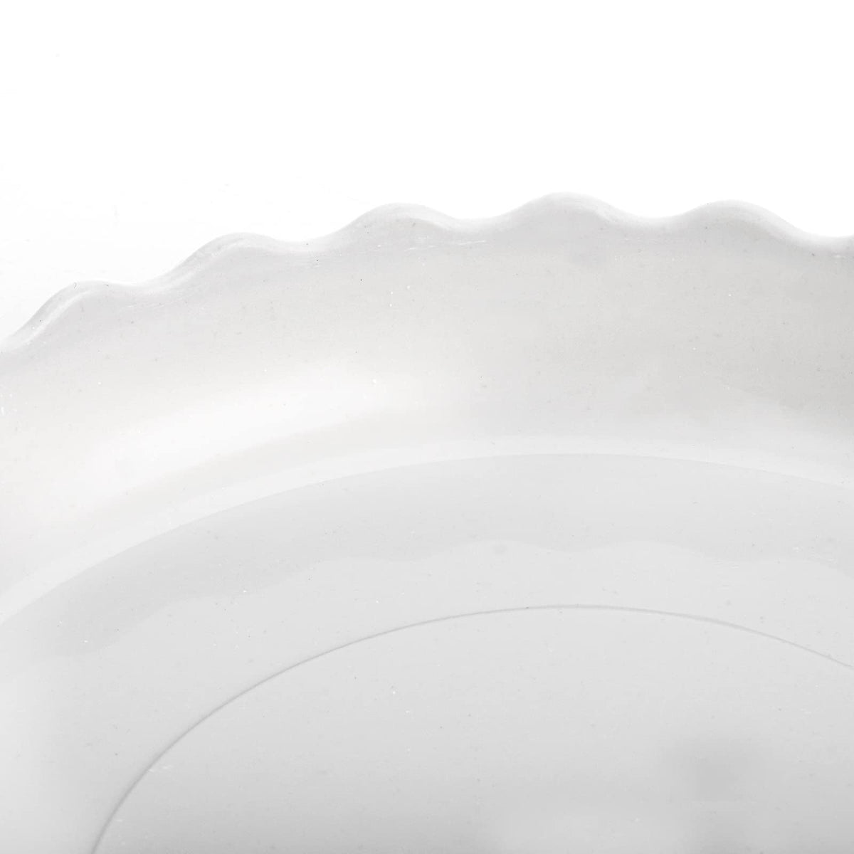 ZOOFOX Wave Saucer 8-inch front view keeps indoor surfaces clean and dry.