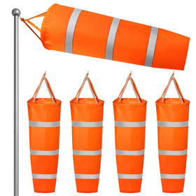 ZOOFOX windsock 40-inch orange 4-pack for outdoor visibility.