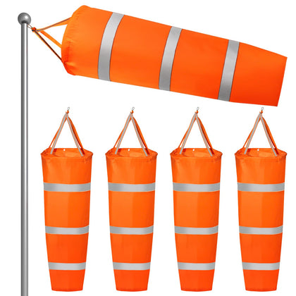 ZOOFOX windsock 40-inch orange 4-pack for outdoor visibility.