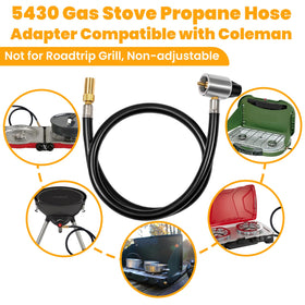 Zookpr 5430 brass connector delivers durable, reliable propane hose connections.