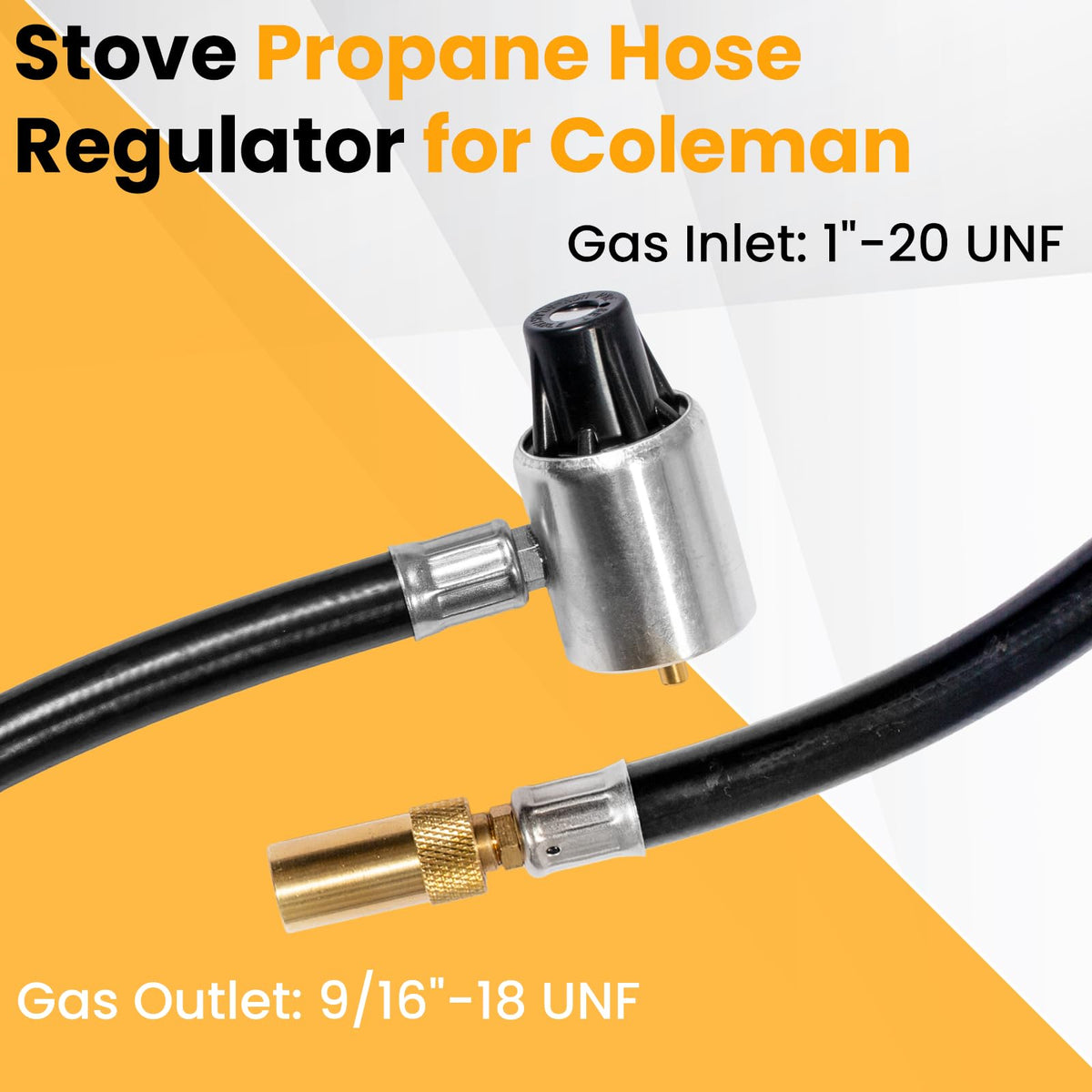 Zookpr 5430 15 psi regulator ensures steady flame during outdoor cooking sessions.