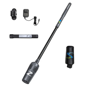 ZoomBroom Breeze air stick blower overview; portable and precise for indoor and outdoor cleanup.