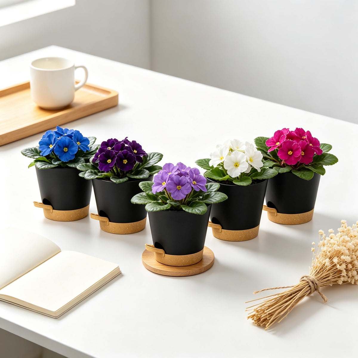 zople indoor-outdoor plant pots suitable for flowers and herbs