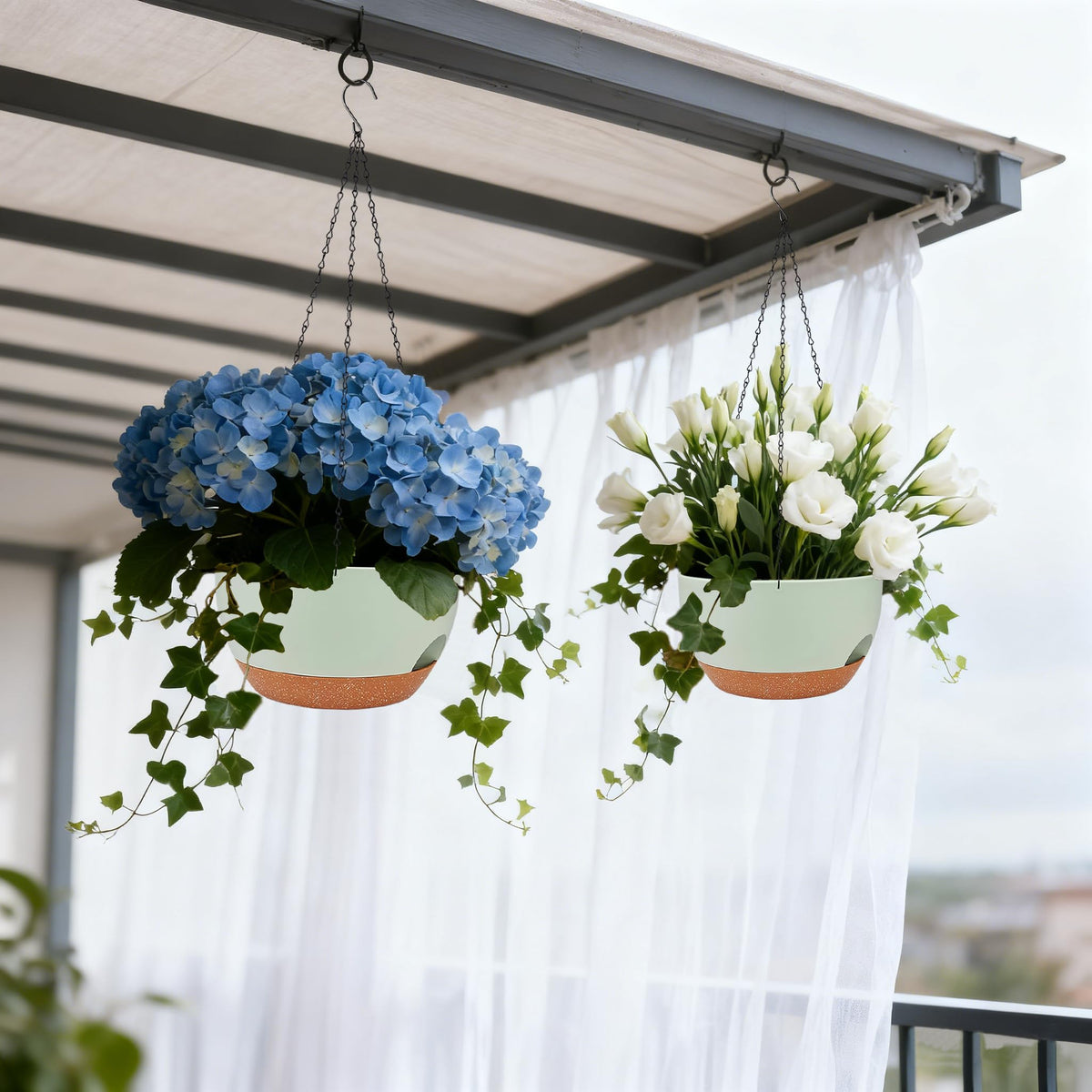 Zople lightweight and durable planter for easy repositioning.