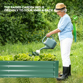 ZORMY galvanized steel with durable coating withstands weather for long-term outdoor use.