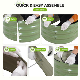 ZORMY easy-assembly features with pre-drilled holes and butterfly nuts