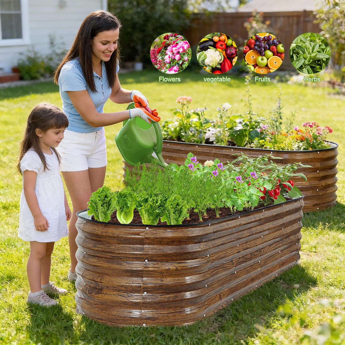 ZORMY family-friendly design enables comfortable gardening without bending.