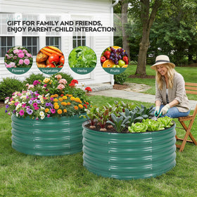 ZORMY lotusgreen finish blends with outdoor decor and natural landscapes
