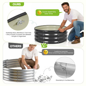ZORMY open-bottom design improves drainage and soil health