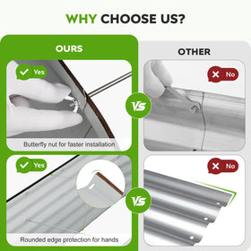 ZORMY safety edge with folded design protects hands during setup.