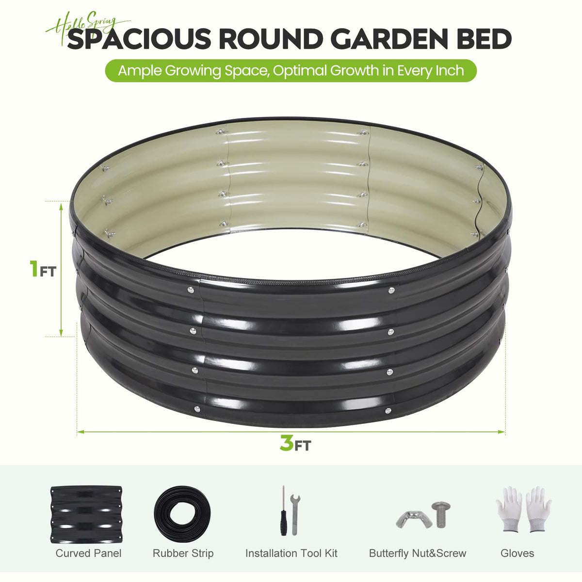 ZORMY safety edges with rounded corners minimize risks during family gardening