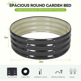ZORMY safety edges with rounded corners minimize risks during family gardening