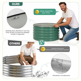 ZORMY two-pack design offers flexible layouts for herbs and vegetables