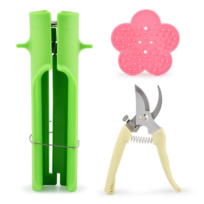 Zornaveli rose thorn stripper tool with precision grip for clean stems