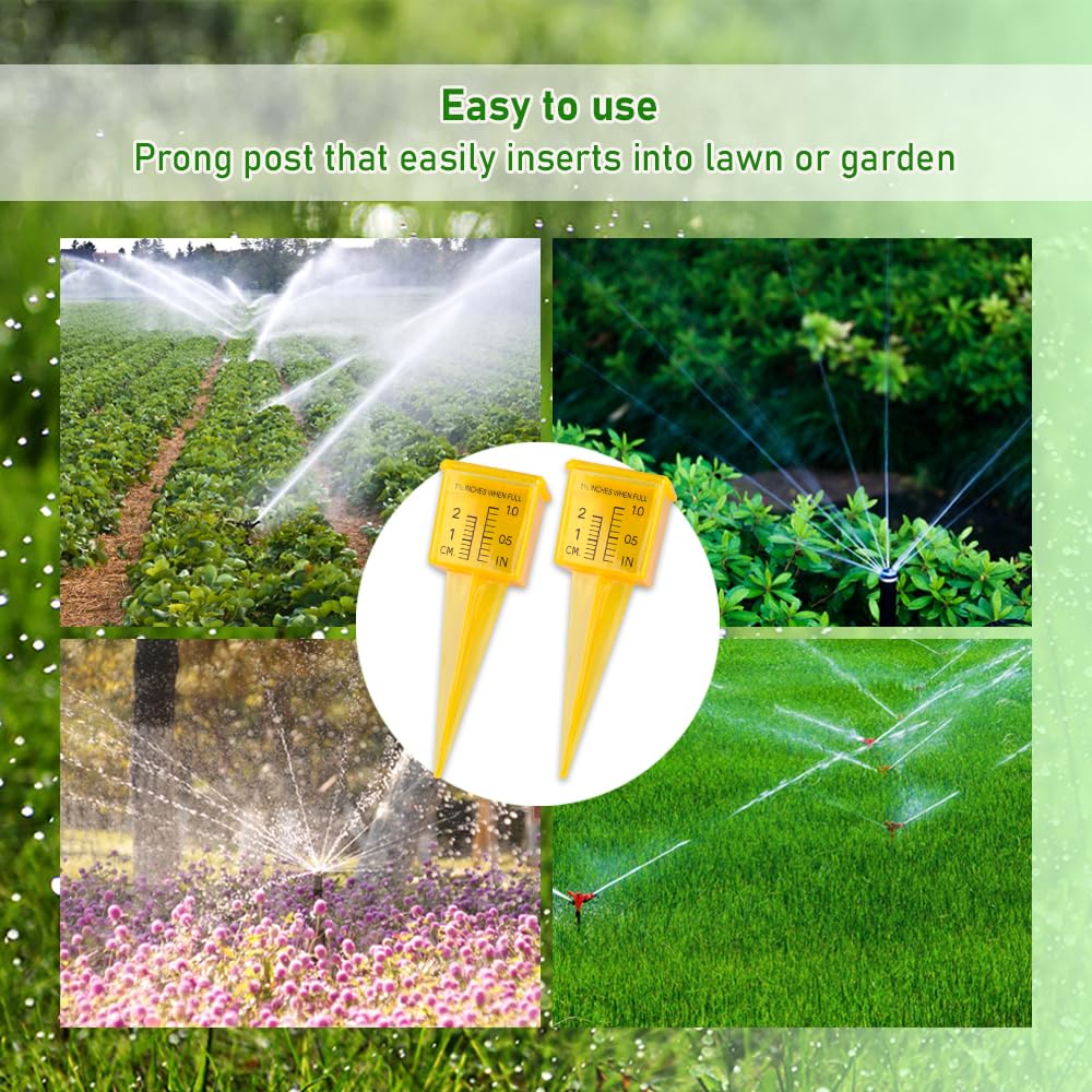 Pack of five ZORZA gauges for multiple beds and lawn areas.
