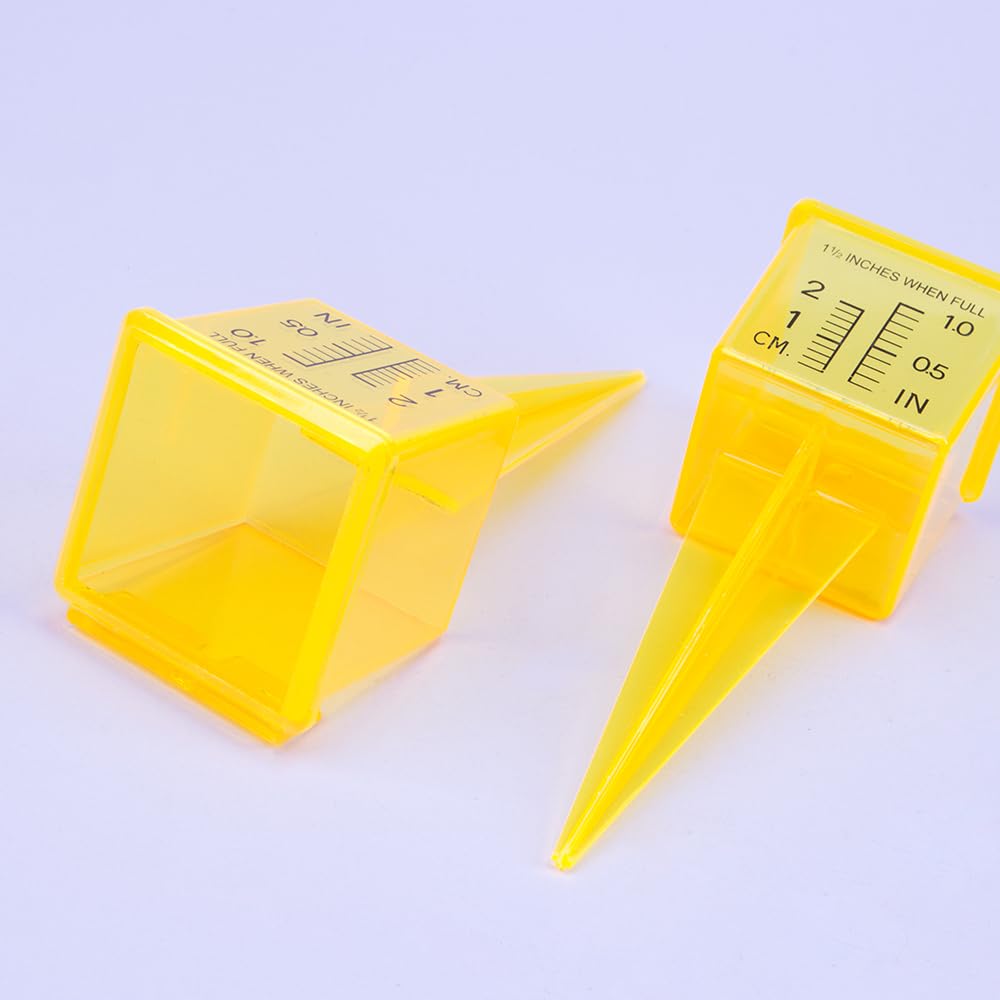 ZORZA garden-friendly rain gauge supports DIY irrigation planning.
