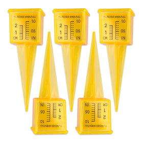 ZORZA rain gauge with wide mouth for quick garden rainfall readings.