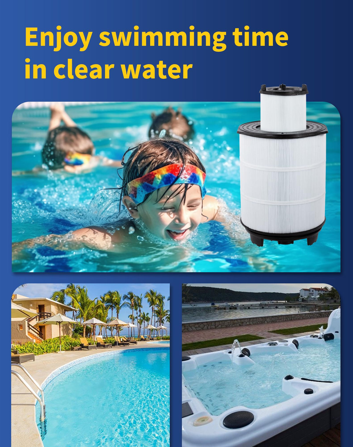 ZOTEE easy-clean design suggests quick maintenance between swims.
