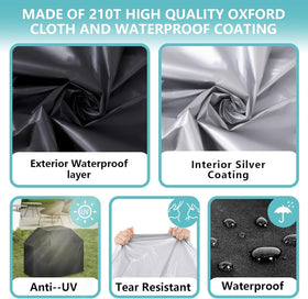 ZOTUEN bottom drawstring close-up showing wind-resistant tightening