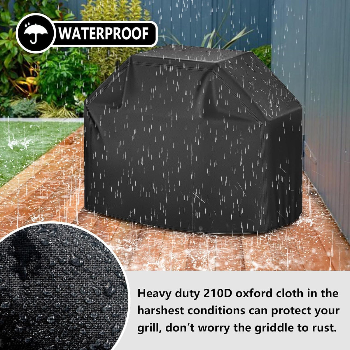ZOTUEN storage bag included for compact off-season storage