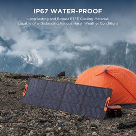 ZOUPW 220W compact folded size for easy storage.