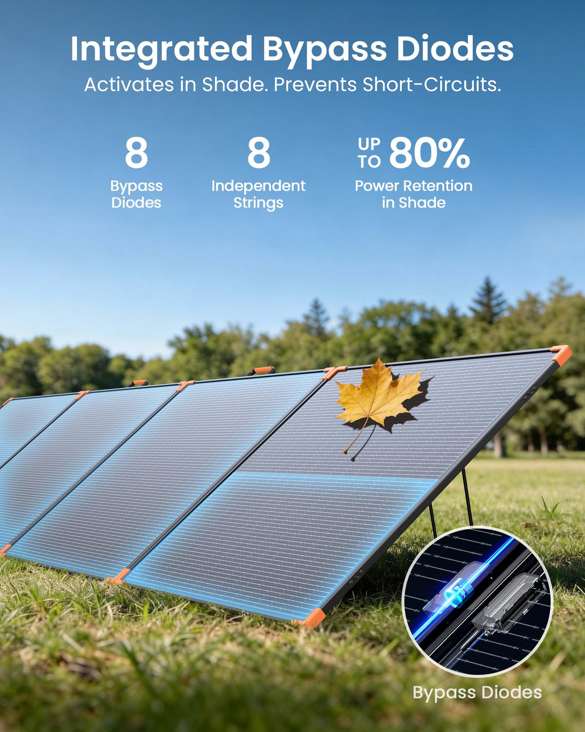 ZOUPW bifacial panel ideal for RV use and home backup.