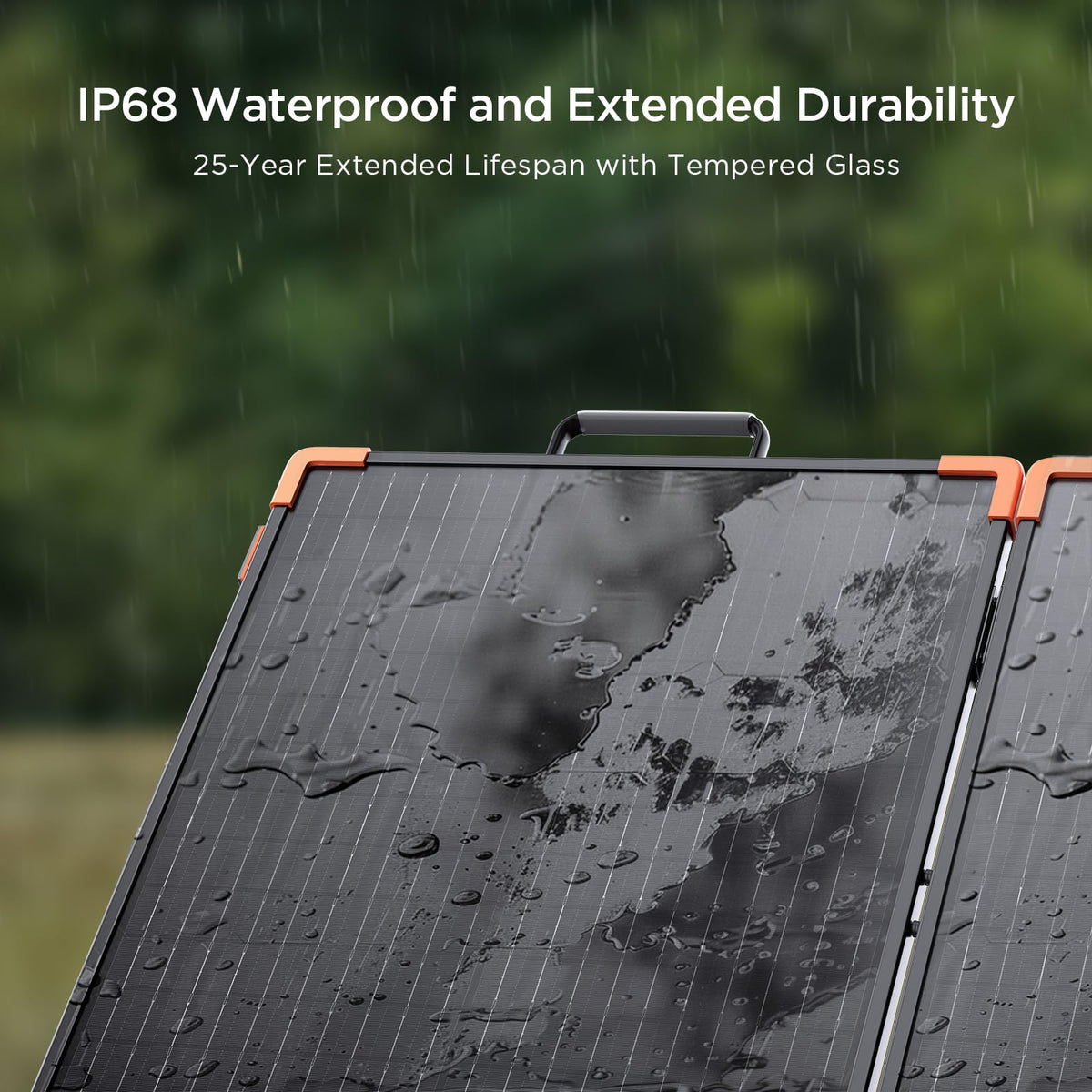 ZOUPW IP68 waterproof design withstands rain during camping