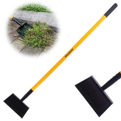 ZOYACREATE multifunctional cleaning shovel with 51-inch handle for easy all-season use