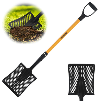 ZOYACREATE sifting shovel 45inch length ready for beach or yard cleanup