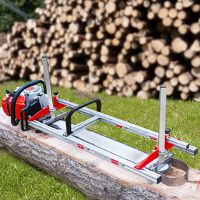 Zozen Chainsaw Mill Aluminum-Steel Construction ensures rugged durability