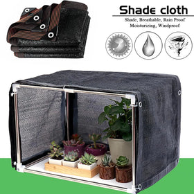 ZOZIJIU shade cloth close-up shows reinforced edge and grommets for durable outdoor mounting.