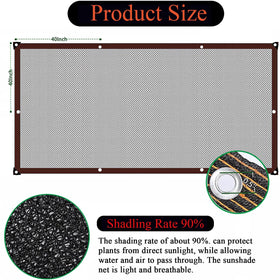 ZOZIJIU shade cloth shown as privacy and windbreak.