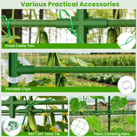ZPMOCKAQ supports vines, squash, pumpkins with secure installation.