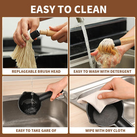ZQDFLME silicone basting brush for precise glaze coverage across the surface.