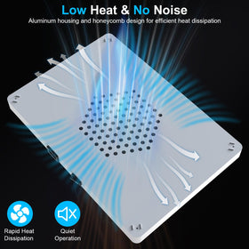 ZRYBOMY aluminum heat sink aids cooling and durability