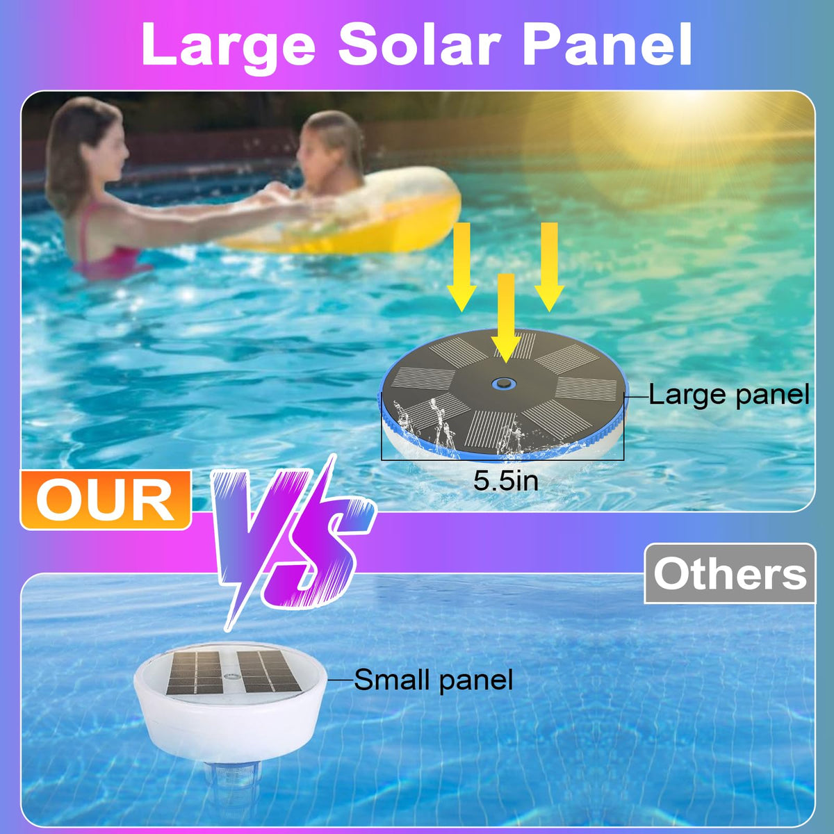 ZRYBOMY RGB pool light ideal for bath or hot tub decor