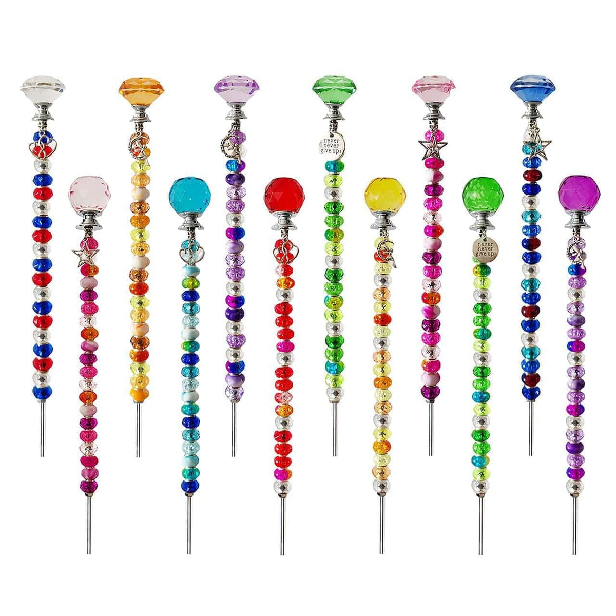 ZSlactp fairy wand garden stakes kit for creative outdoor decor.