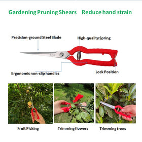 Zsling pruning shears ergonomic handle grip for comfort