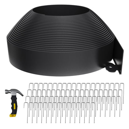 ZSLTLDU 66ft edging border defines garden beds with clean lines